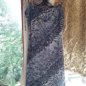 Quicksilver blue floral dress